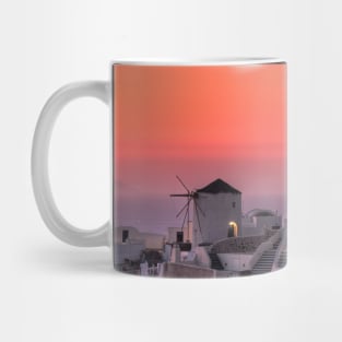 Oia Sunset in Santorini, Greece Mug